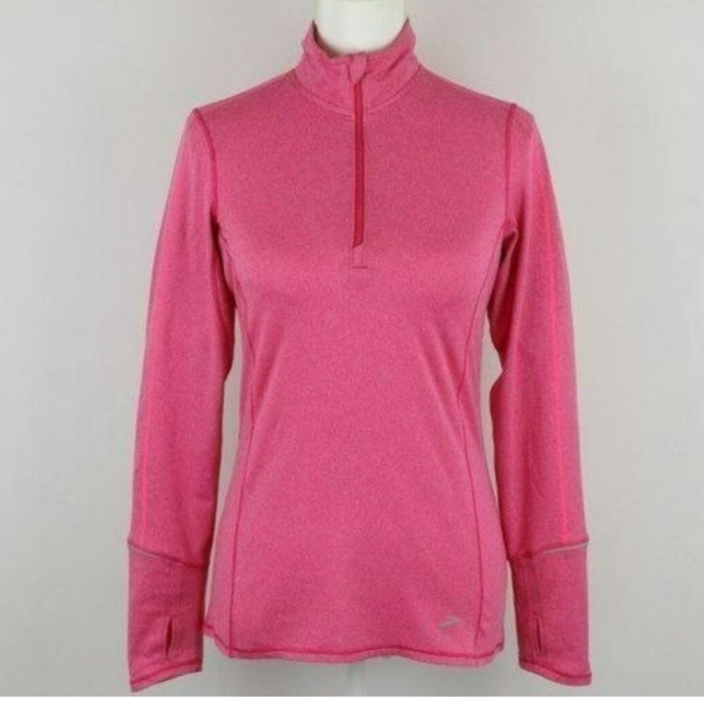 Brooks Dash Women’s Pink 1/4 Zip Size M